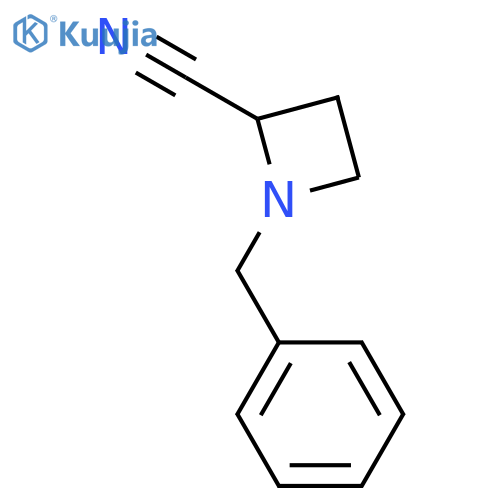 1-benzylazetidine-2-carbonitrile structure