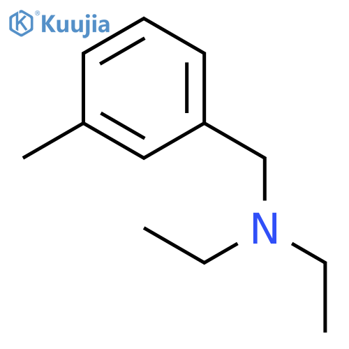 Benzenemethanamine, N,N-diethyl-3-methyl- structure