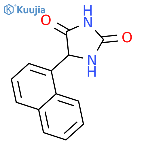 5-(naphthalen-1-yl)imidazolidine-2,4-dione structure