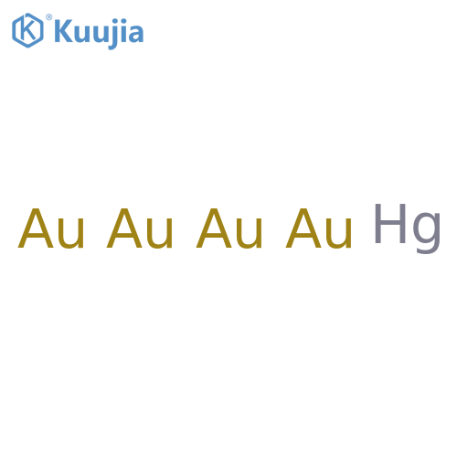 Gold, compd. with mercury (4:1) structure