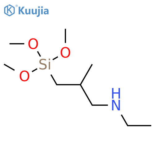 N-Ethyl-3-trimethoxysilyl-2-methylpropanamine structure