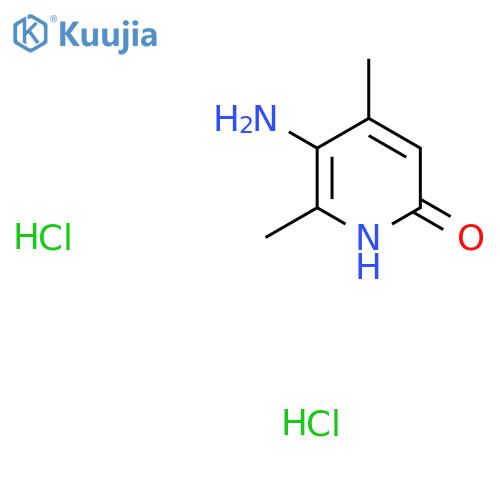 5-Amino-4,6-dimethylpyridin-2-ol dihydrochloride structure