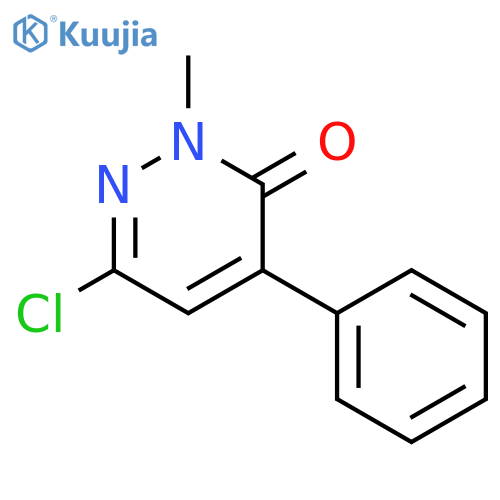 3(2H)-Pyridazinone, 6-chloro-2-methyl-4-phenyl- structure