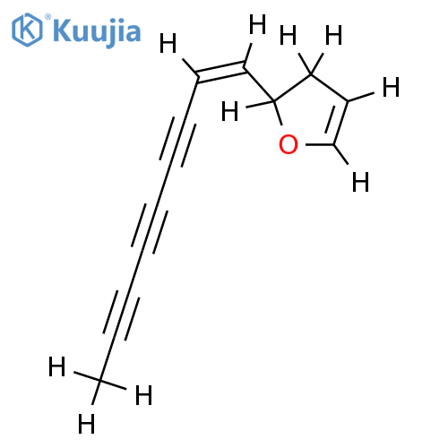 (Z)-2,3-Dihydro-2-(1-nonene-3,5,7-triynyl)furan structure