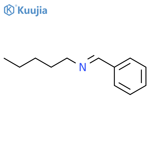 N-pentyl-1-phenyl-methanimine structure