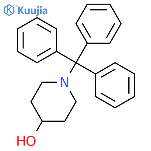 4-Piperidinol, 1-(triphenylmethyl)- structure