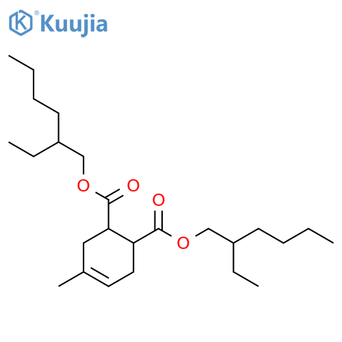4-Cyclohexene-1,2-dicarboxylic acid, 4-methyl-, bis(2-ethylhexyl) ester structure