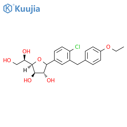 1,4-Anhydro-1-C-[4-chloro-3-[(4-ethoxyphenyl)methyl]phenyl]-D-glucitol  structure