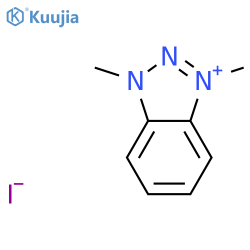 1H-Benzotriazolium,1,3-dimethyl-, iodide (1:1) structure