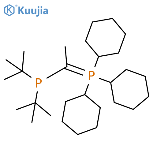 Phosphorane, [1-[bis(1,1-dimethylethyl)phosphino]ethylidene]tricyclohexyl- structure