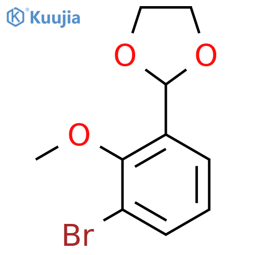 2-(3-Bromo-2-methoxyphenyl)-1,3-dioxolane structure