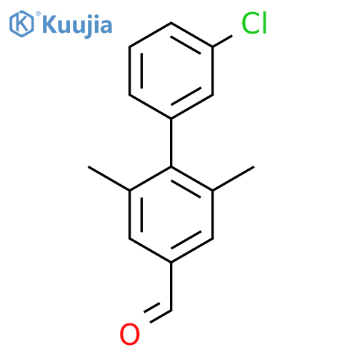 3'-Chloro-2,6-dimethyl-[1,1'-biphenyl]-4-carbaldehyde structure