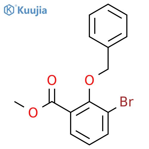 Methyl 2-benzyloxy-3-bromo-benzoate structure