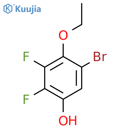 5-Bromo-2,3-difluoro-4-ethoxyphenol structure