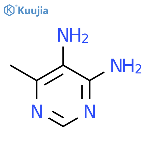 4,5-Pyrimidinediamine,6-methyl- structure
