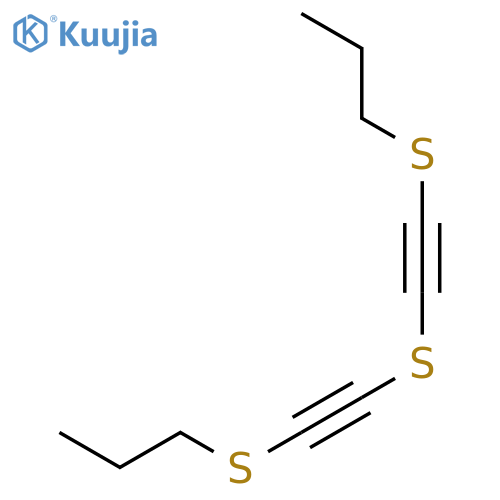 Propane, 1,1'-[thiobis(2,1-ethynediylthio)]bis- structure