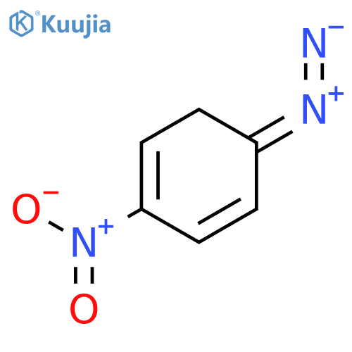 Diazobenzene, 4-nitro- structure