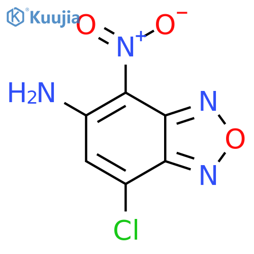 7-chloro-4-nitro-2,1,3-benzoxadiazol-5-amine structure