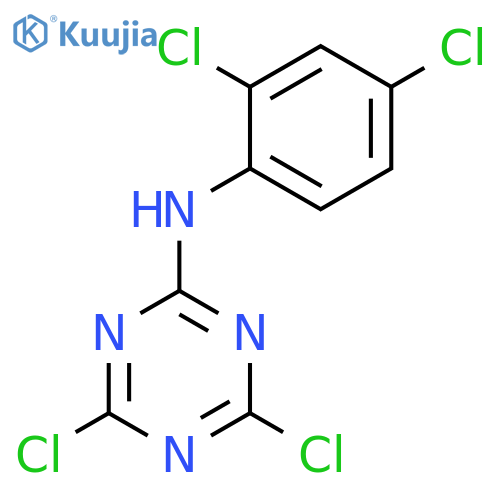 1,3,5-Triazin-2-amine, 4,6-dichloro-N-(2,4-dichlorophenyl)- structure