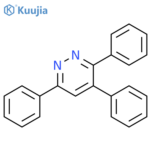 Pyridazine, 3,4,6-triphenyl- structure