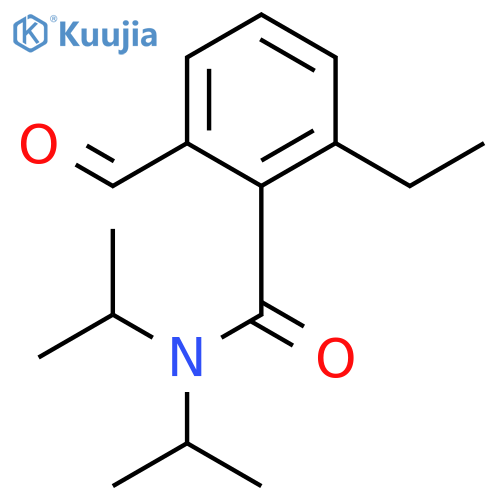 Benzamide, 2-ethyl-6-formyl-N,N-bis(1-methylethyl)- structure