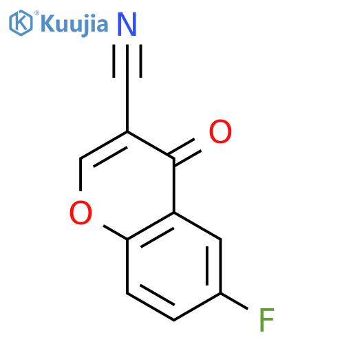 3-Cyano-6-fluorochromone structure