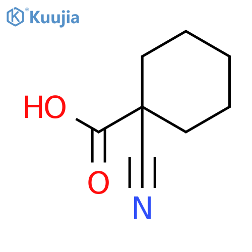 1-cyanocyclohexanecarboxylic acid structure