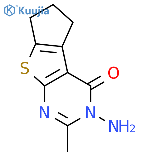 11-amino-10-methyl-7-thia-9,11-diazatricyclo6.4.0.0^{2,6}dodeca-1(8),2(6),9-trien-12-one structure