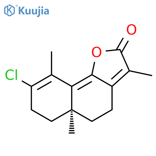 Naphtho[1,2-b]furan-2(4H)-one, 8-chloro-5,5a,6,7-tetrahydro-3,5a,9-trimethyl-, (S)- (9CI) structure