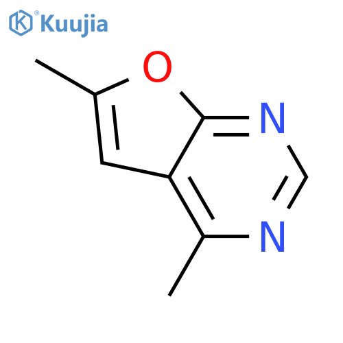 Furo[2,3-d]pyrimidine,4,6-dimethyl- structure