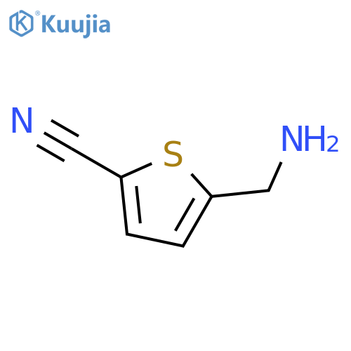 5-Aminomethyl-thiophene-2-carbonitrile structure
