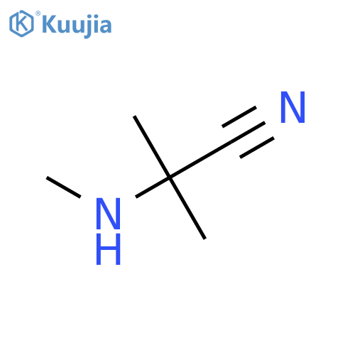 2-methyl-2-(methylamino)propanenitrile structure