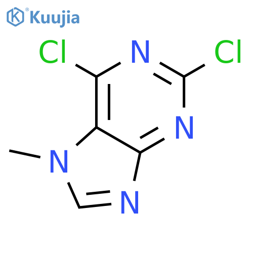 2,6-dichloro-7-methyl-purine structure