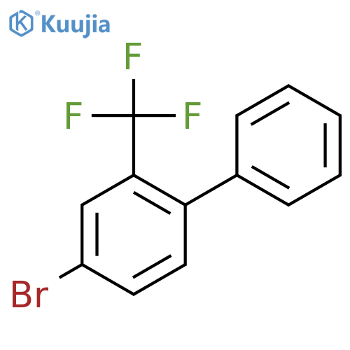 1,1'-Biphenyl, 4-bromo-2-(trifluoromethyl)- structure