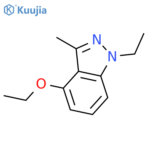 1H-Indazole,4-ethoxy-1-ethyl-3-methyl- structure