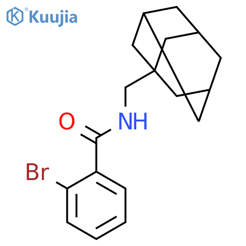 N-(adamantan-1-yl)methyl-2-bromobenzamide structure