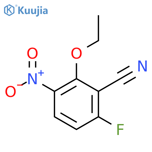 2-Ethoxy-6-fluoro-3-nitrobenzonitrile structure