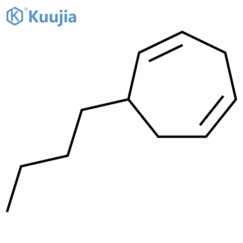 1,4-Cycloheptadiene,6-butyl- structure