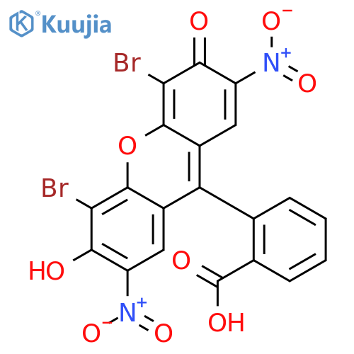 Sodium;2-(4,5-dibromo-3-hydroxy-2,7-dinitro-6-oxoxanthen-9-yl)benzoic Acid structure