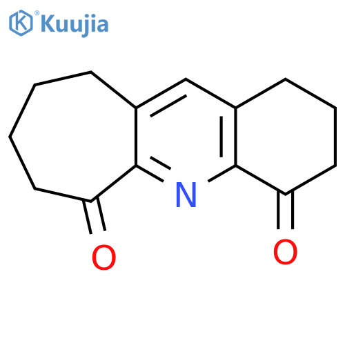 1H-Cyclohepta[b]quinoline-4,6-dione, 2,3,7,8,9,10-hexahydro- structure