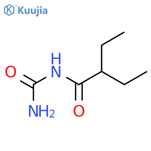 N-carbamoyl-2-ethylbutyraldehyde structure