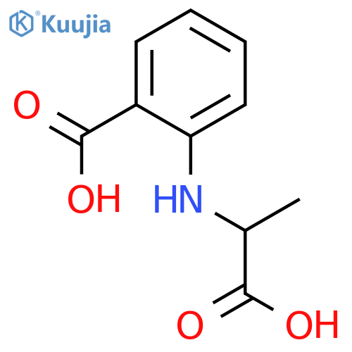 Benzoic acid,2-[(1-carboxyethyl)amino]- structure
