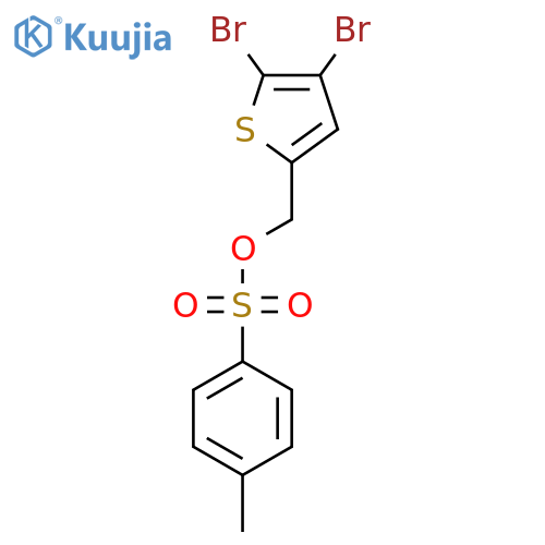 (4,5-Dibromothiophen-2-yl)methyl 4-methylbenzene-1-sulfonate structure