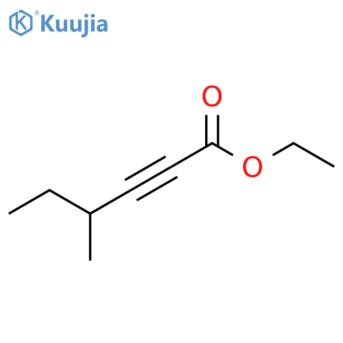 2-Hexynoic acid, 4-methyl-, ethyl ester structure