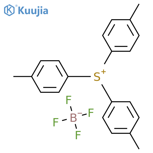 Sulfonium, Tri-p-tolyl-, Tetrafluoroborate(1-) structure
