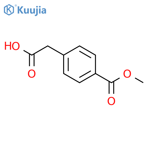2-(4-methoxycarbonylphenyl)acetic acid structure