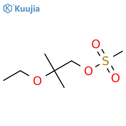 2-Ethoxy-2-methylpropyl methanesulfonate structure