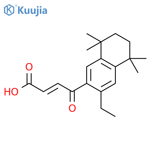 2-Butenoic acid,4-(3-ethyl-5,6,7,8-tetrahydro-5,5,8,8-tetramethyl-2-naphthalenyl)-4-oxo- structure