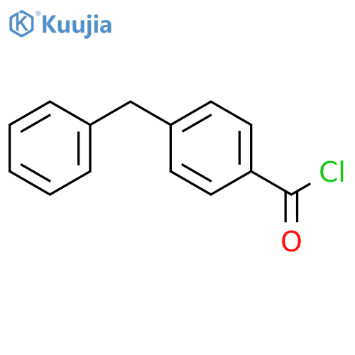 4-benzylbenzoyl chloride structure