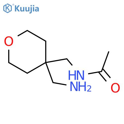 Acetamide,N-[[4-(aminomethyl)tetrahydro-2H-pyran-4-yl]methyl]- structure
